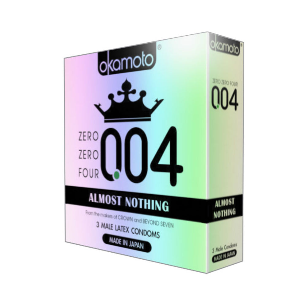 004 Almost Nothing Latex Condoms (3 Pack)