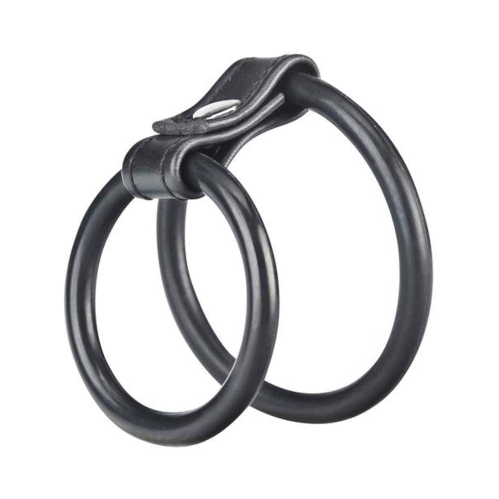 C & B Gear Duo Cock And Ball Ring Black