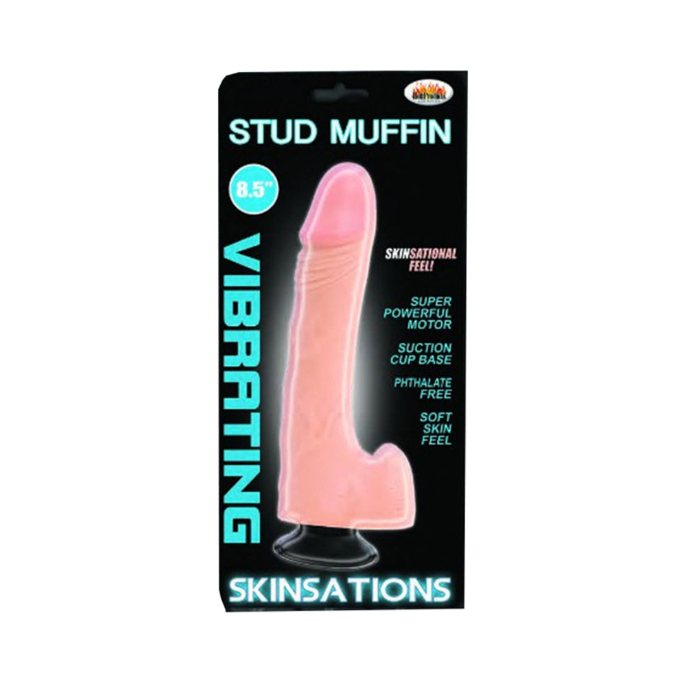 Skinsations Stud Muffin Vibrating 8.5in