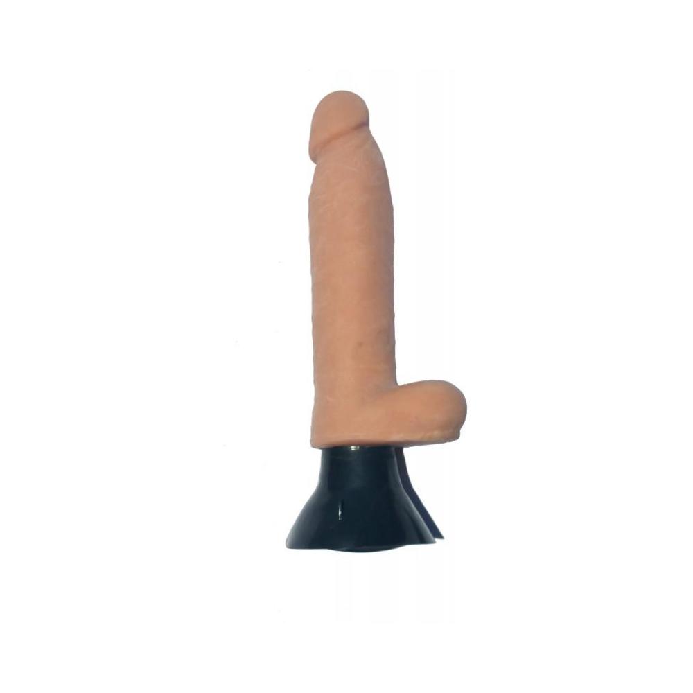 Skinsations Easy Rider 7in Vibrating Beige Dildo