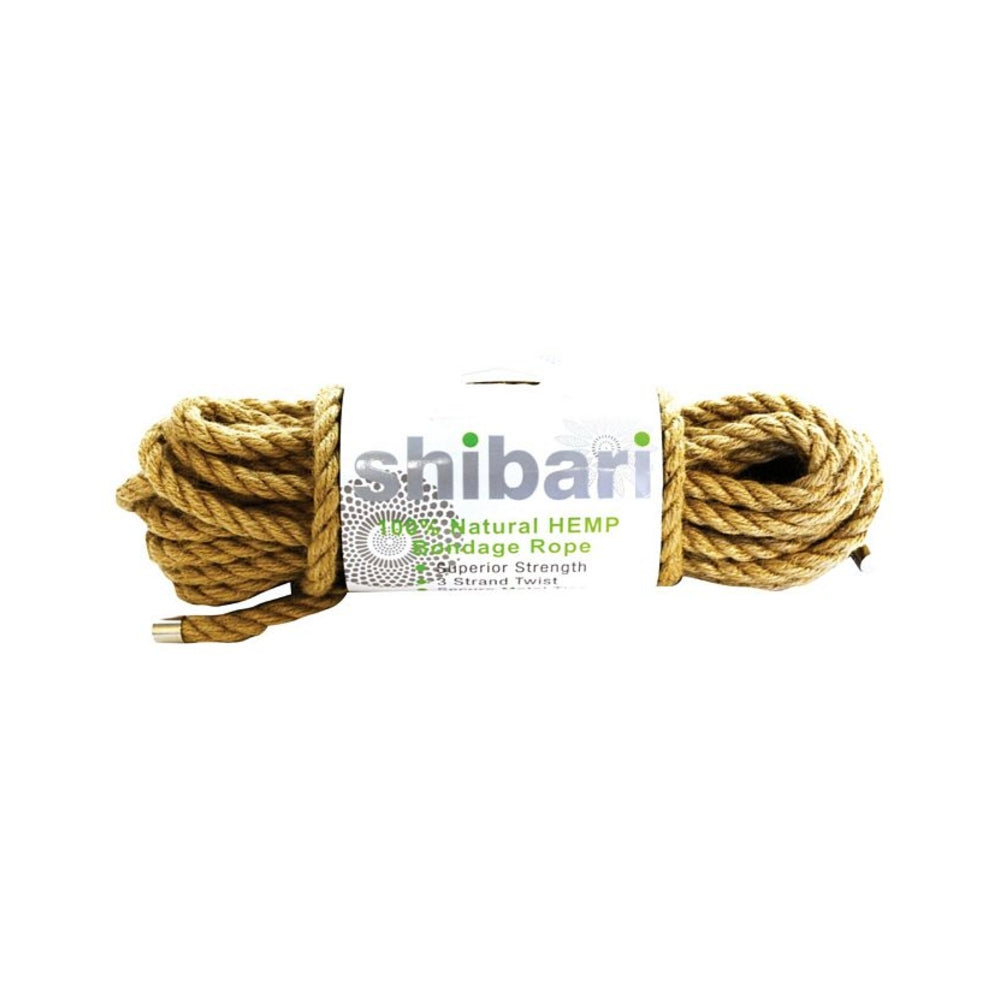 Shibari Natural Hemp Bondage Rope 32 feet