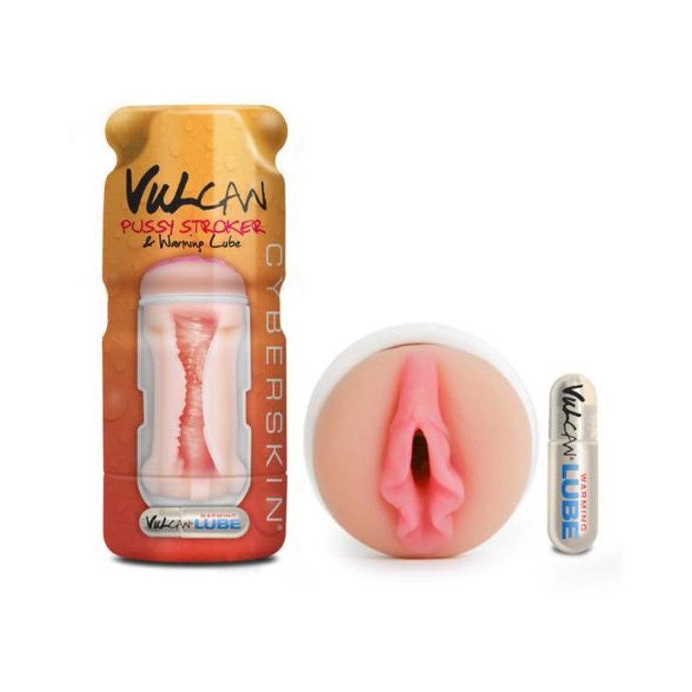 Cyberskin Vulcan Pussy Stroker with Warming Lube