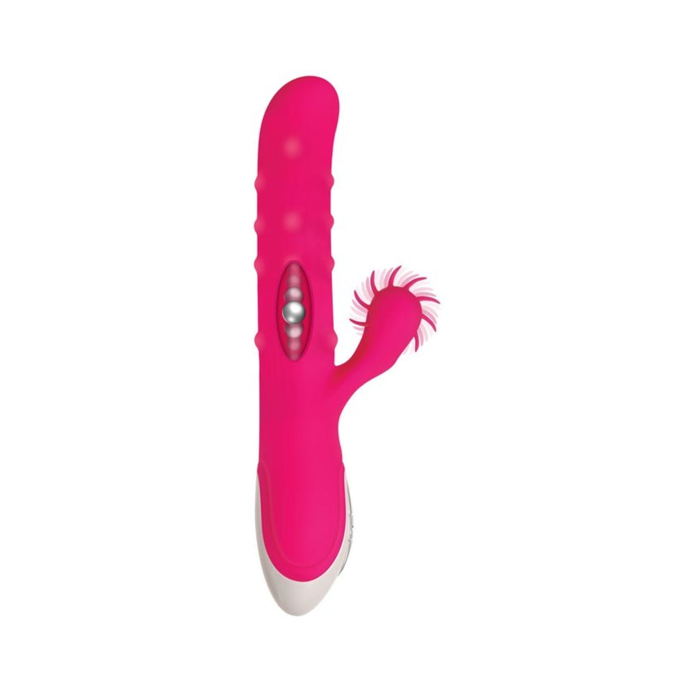 Evolved Love Spun Silicone Rechargeable Pink