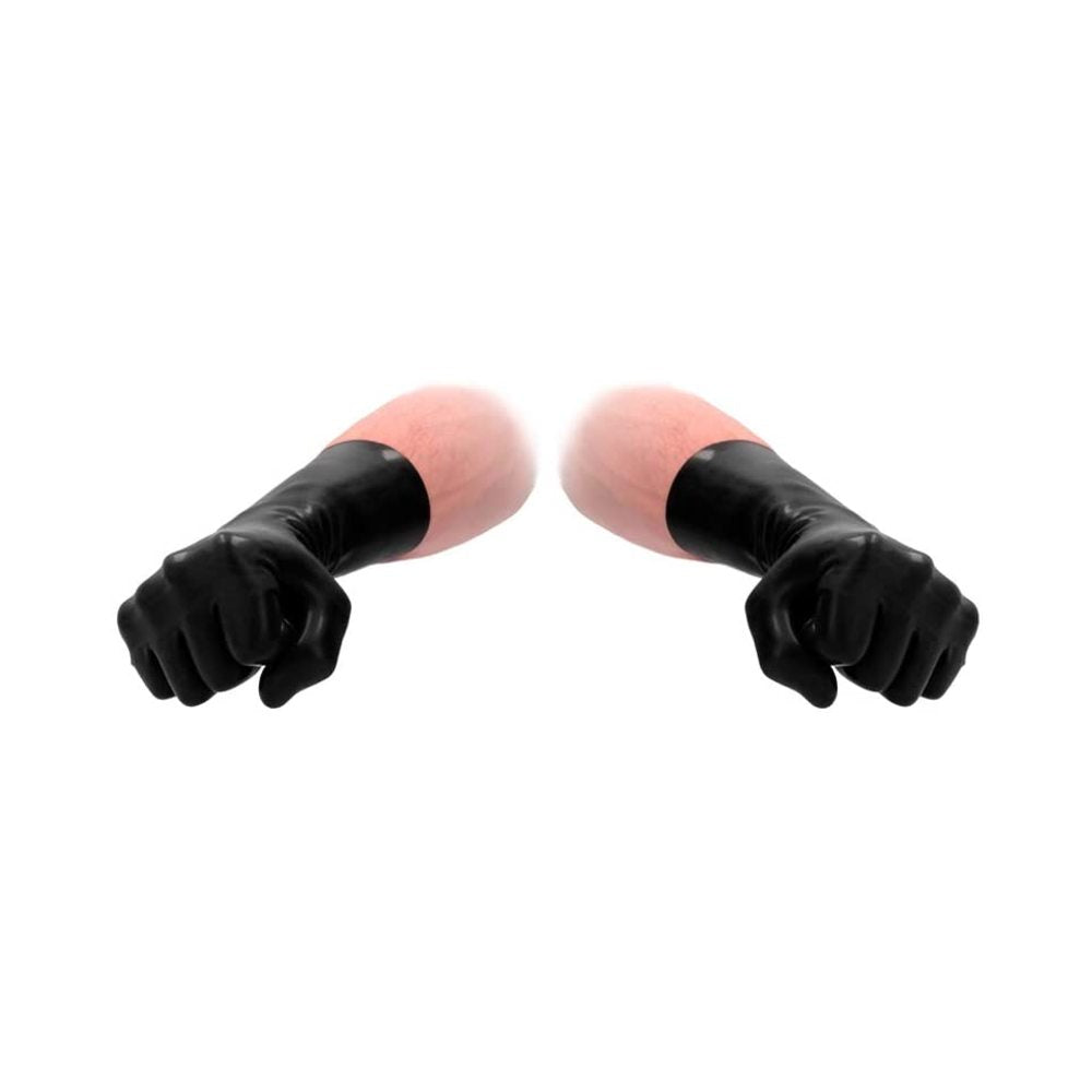 Fist-It Latex Short Gloves - Black