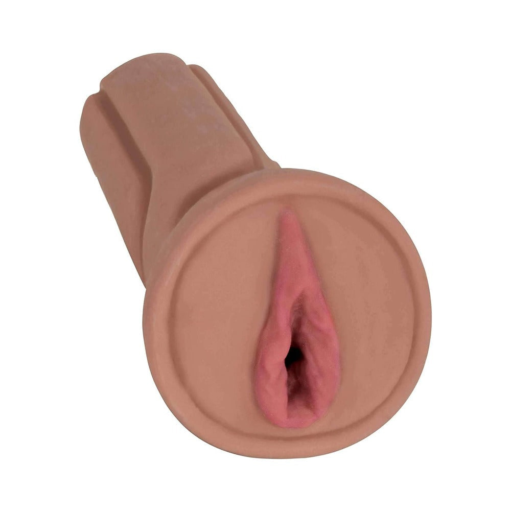 Mistress Bioskin Vibrating Stroker With Pubic Bone 1 Speed Bullet Arielle Latte