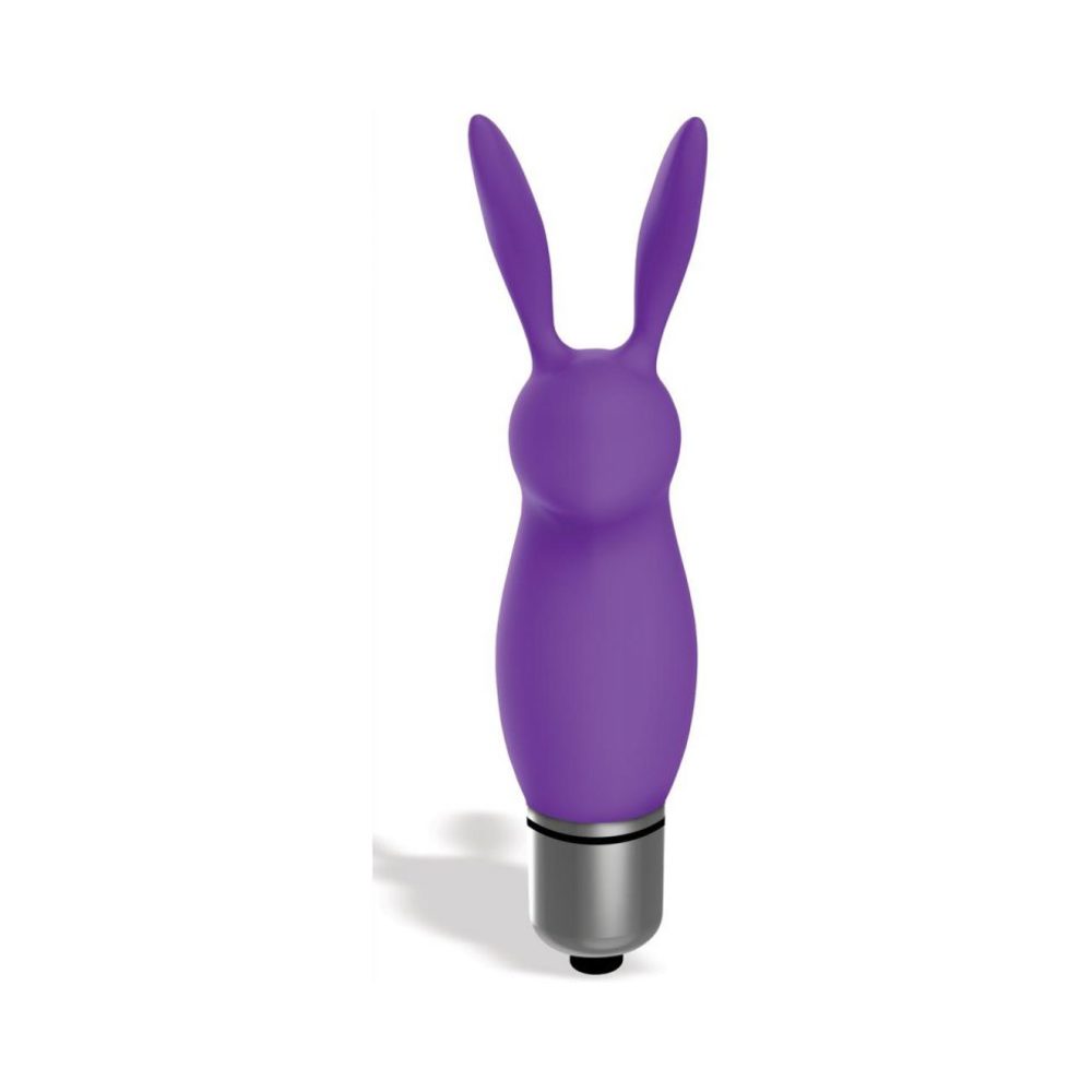 The 9's Silicone Bunny Bullet Purple