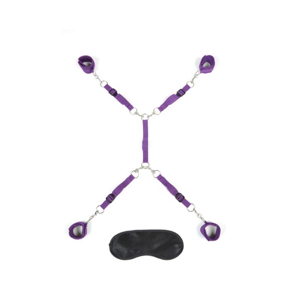 Lux Fetish 7pc Bed Spreader Purple