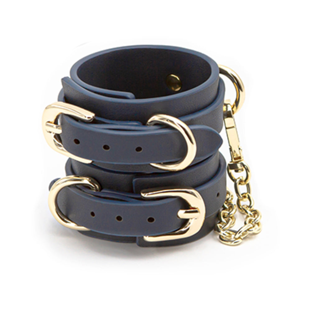 Bondage Couture Wrist Cuff Blue