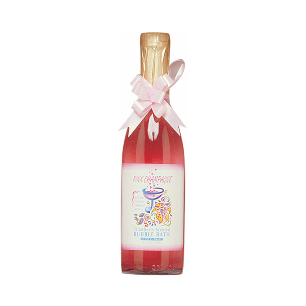 Pink Champagne Strawberry Scented Bubble Bath W/pheromones 12.2oz