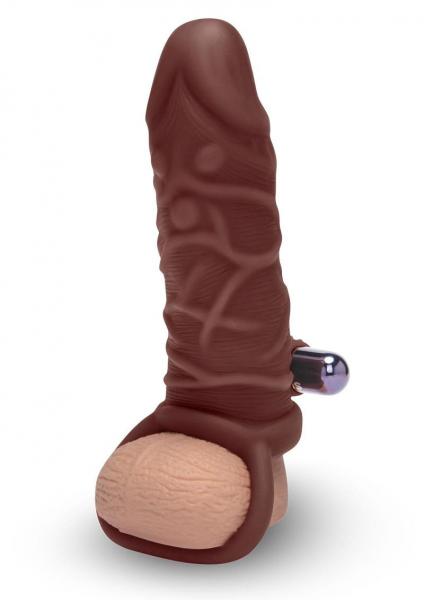 Su Silicone Vibe Penis Extend 1 Dk Tan