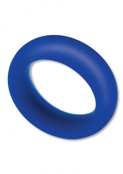 Zolo Extra Thick Silicone Cock Ring - Blue