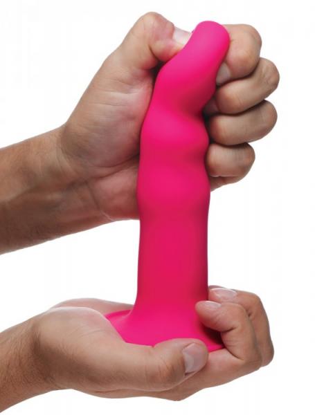 Squeeze-It Squeezable Wavy Dildo