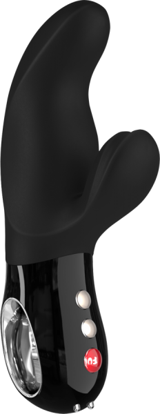 Fun Factory Black Line Miss Bi Rabbit Vibrator Black