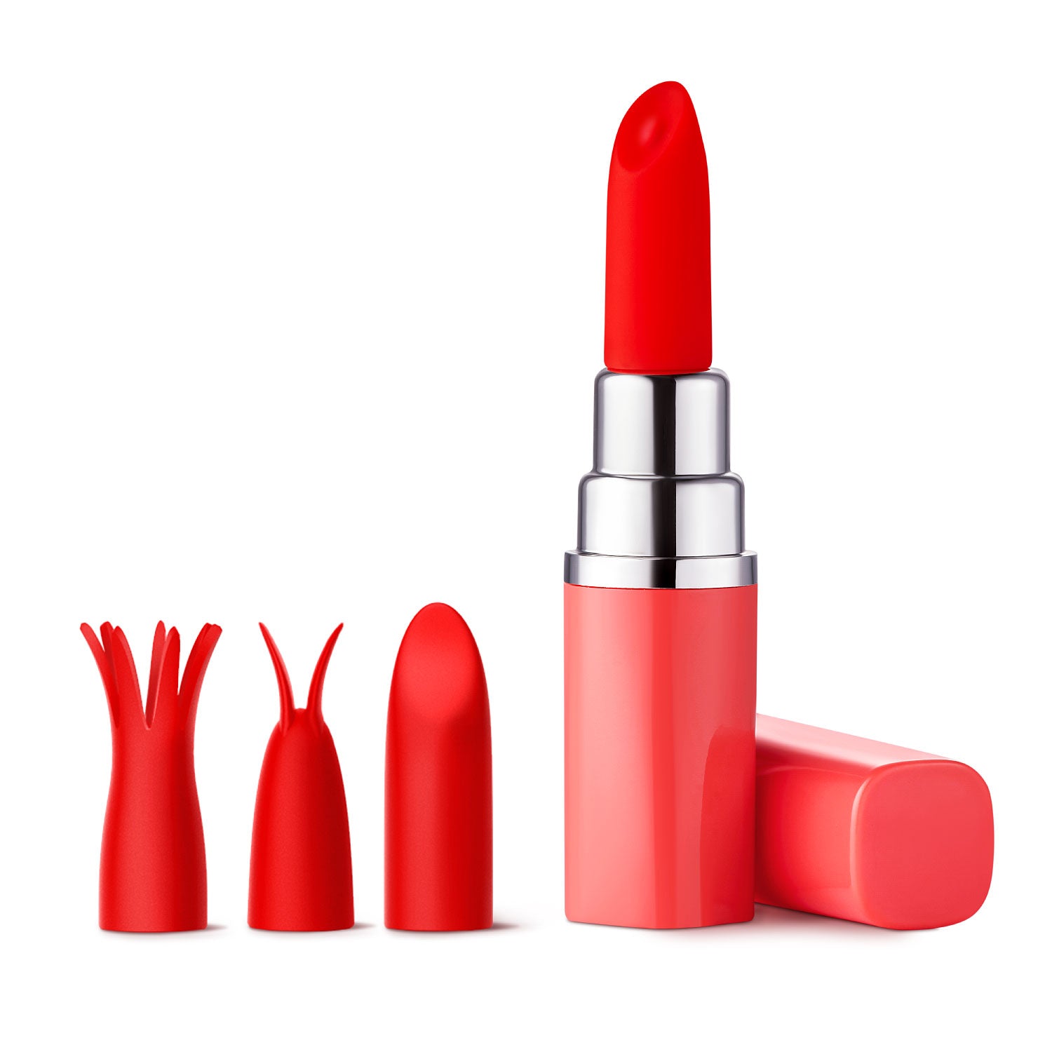 Luv Lab Lv57 Lipstick With 3 Silicone Heads Coral