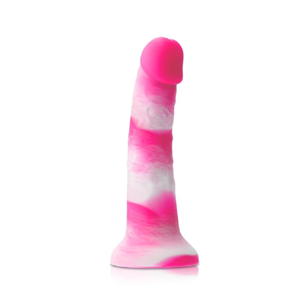 Colours Pleasures Yum Yum 7" Dildo - Pink