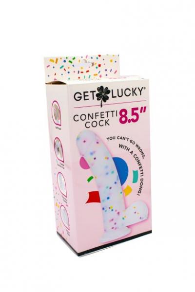 Shibari Get Lucky Confetti Cock 8.5in