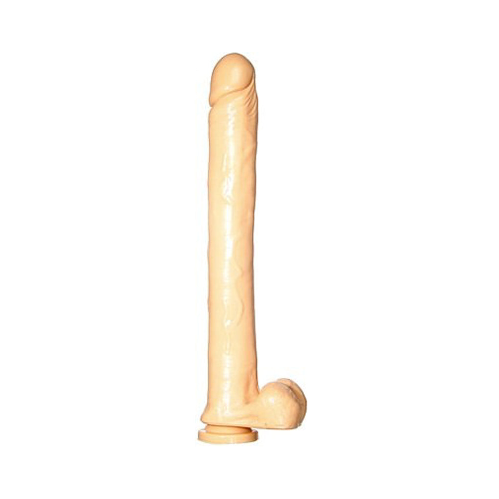 Si 16 inches Exxtreme Dong with Suction Cup Beige